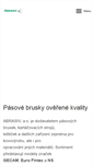 Mobile Screenshot of pasove-brusky-abrasiv.cz